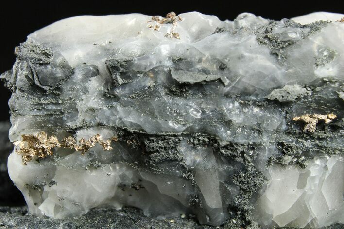 Native Silver in Calcite - Morocco #266128